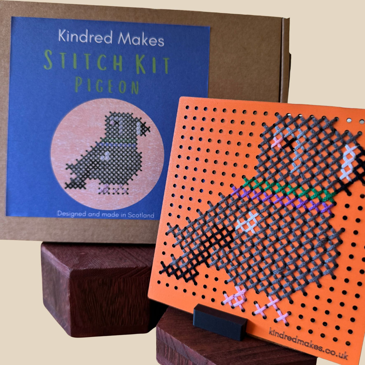 Pigeon Wooden Stitch Kit