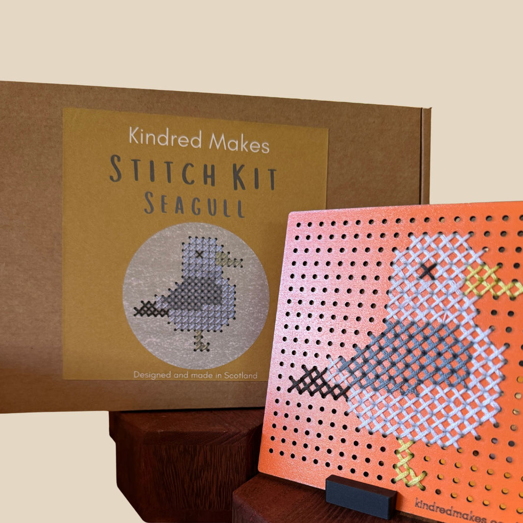 Seagull Wooden Cross Stitch Kit